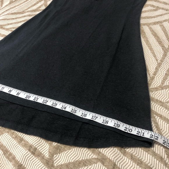 LiViTY Dark Gray (Black) Sleeveless Tee Shirt Dress - Picture 8 of 10